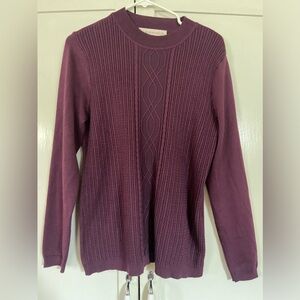 Carolyn Taylor Purple Sweater
